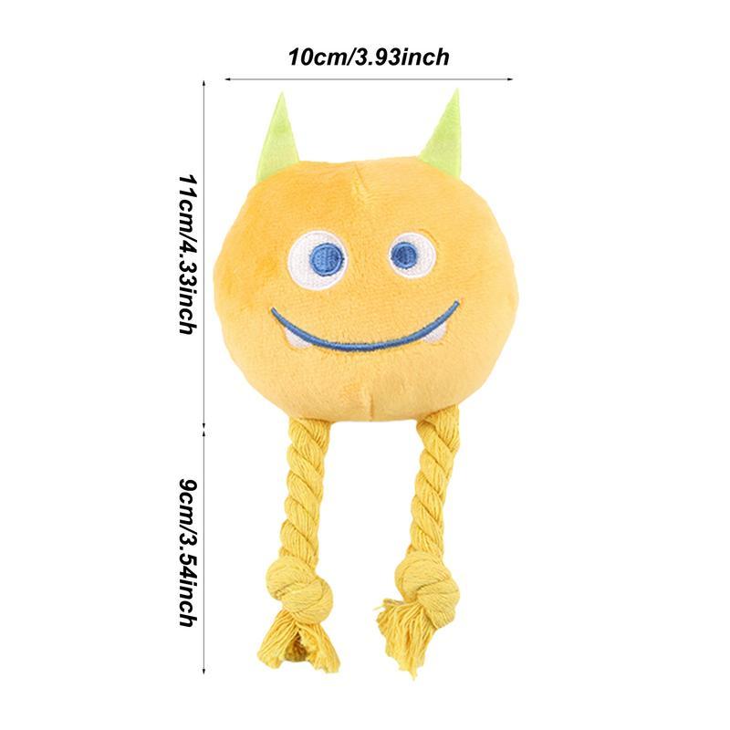 JMT-917578 Durable Cartoon Chewable Teething Toy for Dogs - Knotted Design, Squeaky, and Multifunctional