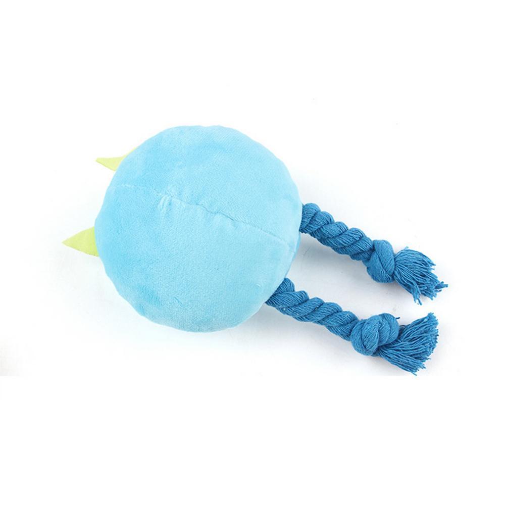 JMT-917578 Durable Cartoon Chewable Teething Toy for Dogs - Knotted Design, Squeaky, and Multifunctional