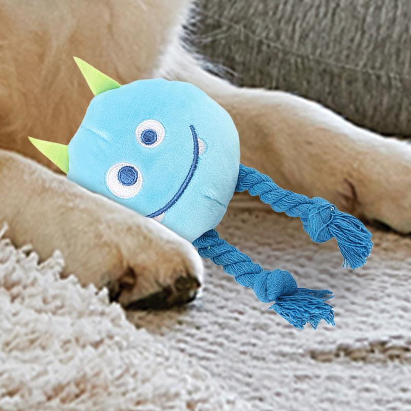 JMT-917578 Durable Cartoon Chewable Teething Toy for Dogs - Knotted Design, Squeaky, and Multifunctional
