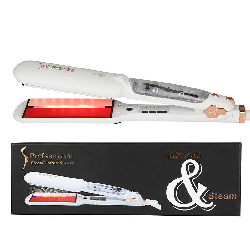 JMT-917578 Infrared Steam Spray Hair Straightener for Wet and Dry Hair with Tourmaline Ceramic Technology