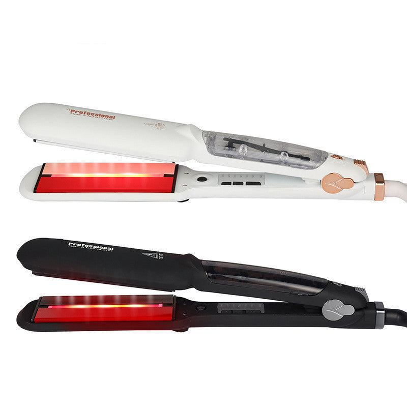 JMT-917578 Infrared Steam Spray Hair Straightener for Wet and Dry Hair with Tourmaline Ceramic Technology