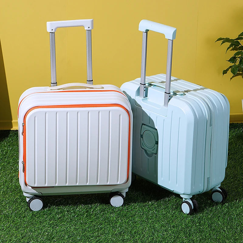 JMT-917642 Front Opening Carry-On Suitcase with Laptop Compartment