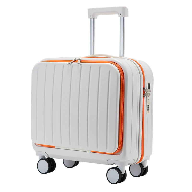JMT-917642 Front Opening Carry-On Suitcase with Laptop Compartment