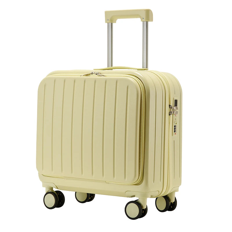 JMT-917642 Front Opening Carry-On Suitcase with Laptop Compartment