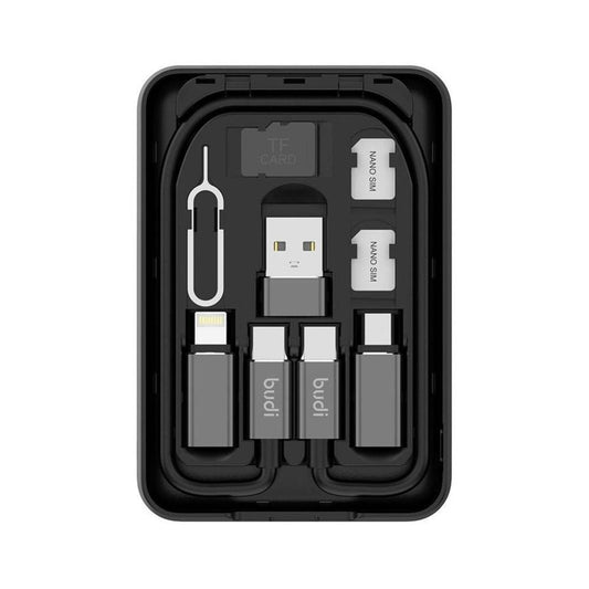JMT-918218 Multi-Functional Wireless Travel Charger and Cable Organizer with SIM Kit, 5000mAh Power Bank