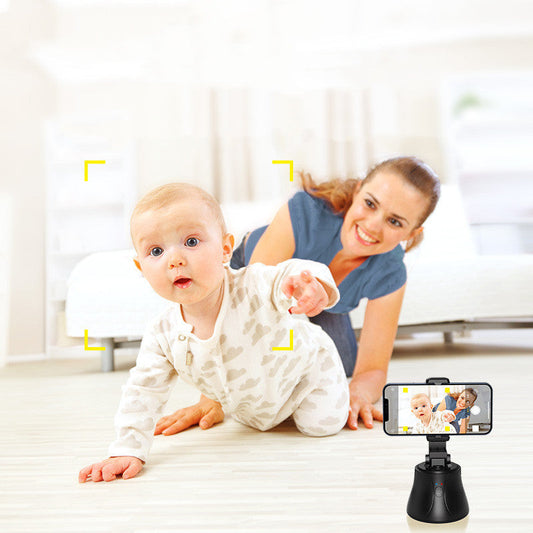 JMT-918602 360° AI Intelligent Follower Camera with Anti-Shock Tracking and Live Face Recognition