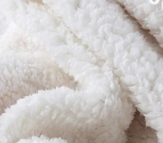 JMT-918666 Double Layer Flannel Sherpa Fleece Warm Touch Throw Blanket