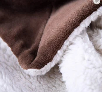 JMT-918666 Double Layer Flannel Sherpa Fleece Warm Touch Throw Blanket