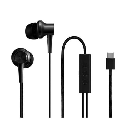 JMT-918730 Type-C Wired In-Ear Headphones with Microphone for PC and Gaming, 32 Ohm Impedance, Silicone Ear Tips, 2.2m TPE Braided Wire