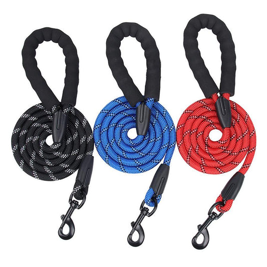 JMT-919242 Reflective Nylon Dog Leash for Medium and Large Breeds - Multi-Color Options Available