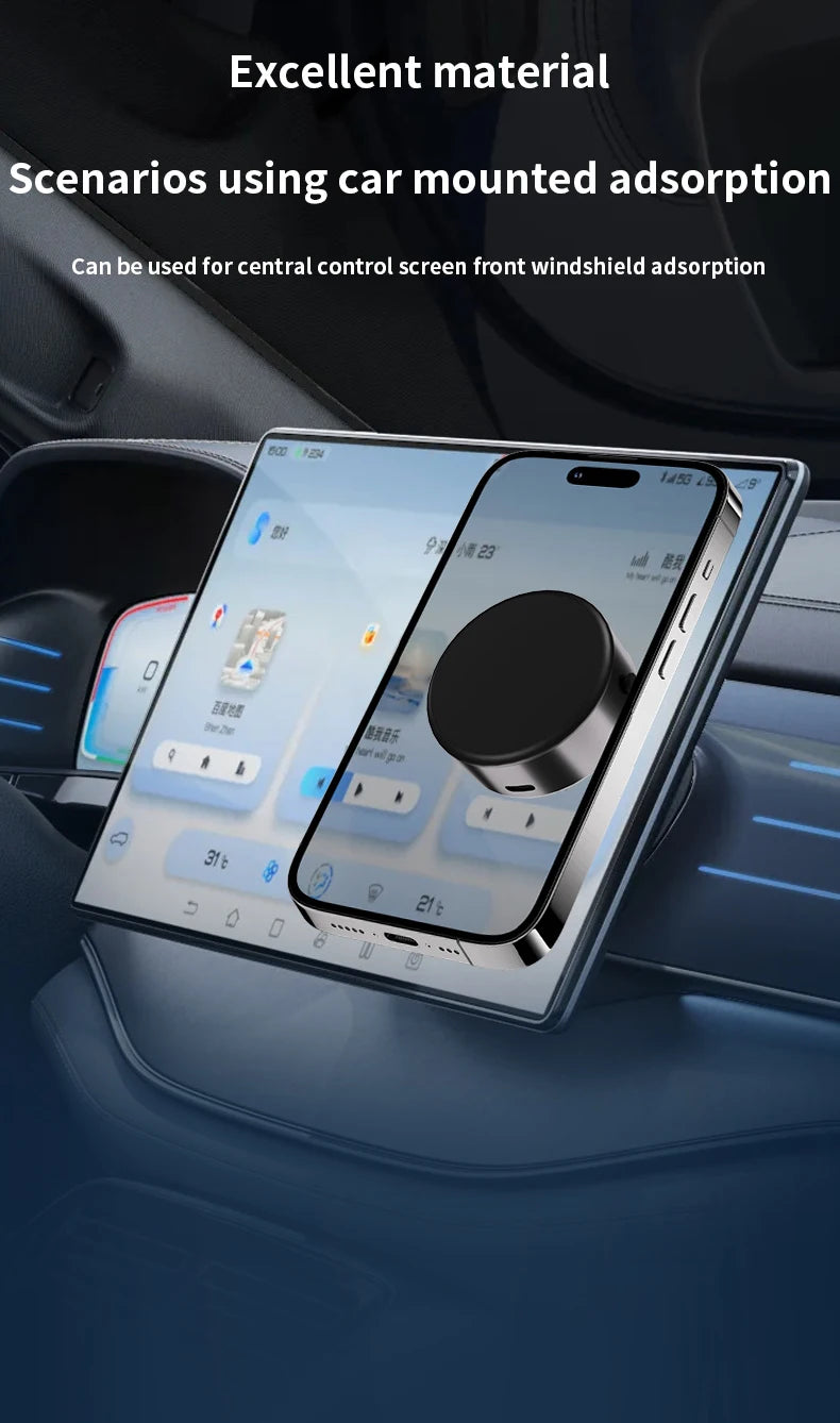 JMT-919562 Magnetic Car Phone Holder with Strong Suction for Stable Mounting and Convenient Use