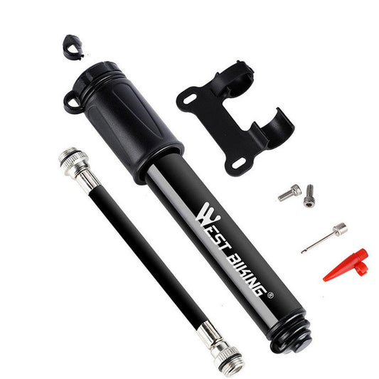 JMT-919818 Portable High-Pressure Bicycle Inflator with Flexible Hose for Easy Tire Inflation