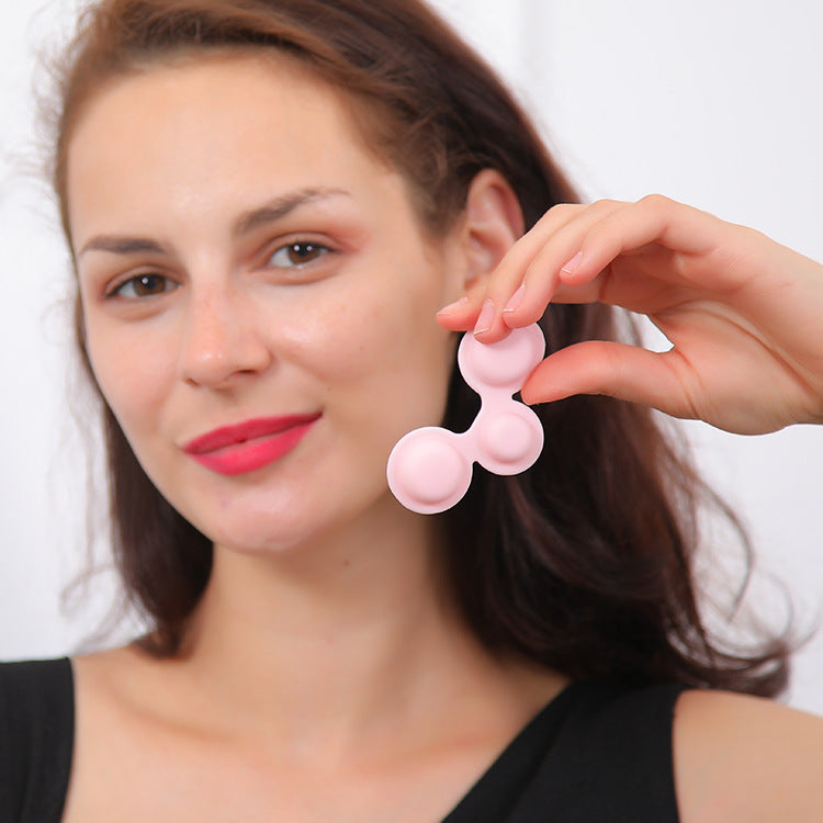 JMT-919882 Silicone Pink Forehead Wrinkle Removal Patch in Gift Box