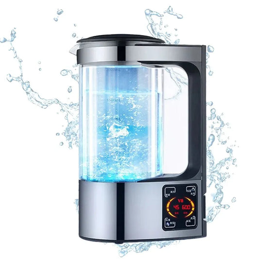 JMT-920010 Hydrogen Rich Water Generator - 2L Alkaline Water Ionizer with High Borosilicate Glass and Electric Household Design