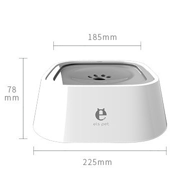 JMT-920074 Pet Water Bowl for Dogs and Cats - Durable ABS + PP Material in Blue, White, Grey, Pink