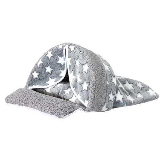 JMT-920202 Cozy Arch-Shaped Cat Sleeping Bag for Comfortable Burrowing - Washable Enclosed Snuggle Sack