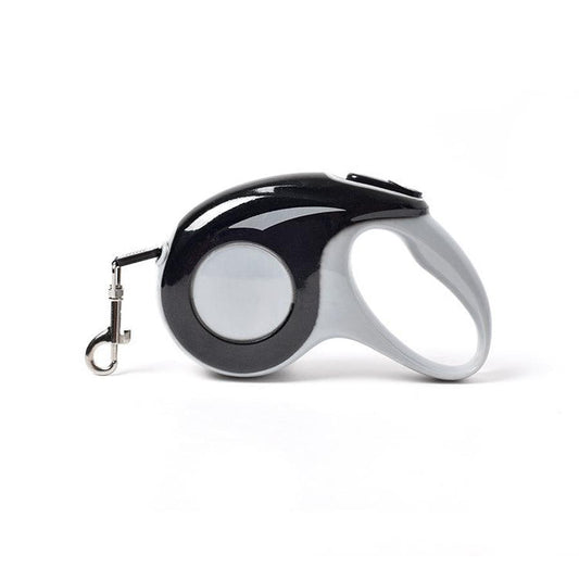 JMT-920394 Retractable Dog Leash - Telescopic 3m Nylon Rope with Metal Lock, Available in Black, Rose Red, and Blue