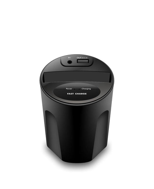 JMT-920586 Two-in-One Wireless Charger Cup for Qi-Compatible Smartphones