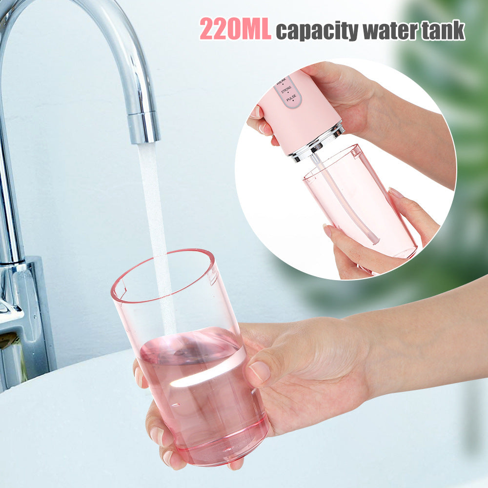 JMT-920714 3-Speed Handheld Electric Flosser for Effective Oral Care