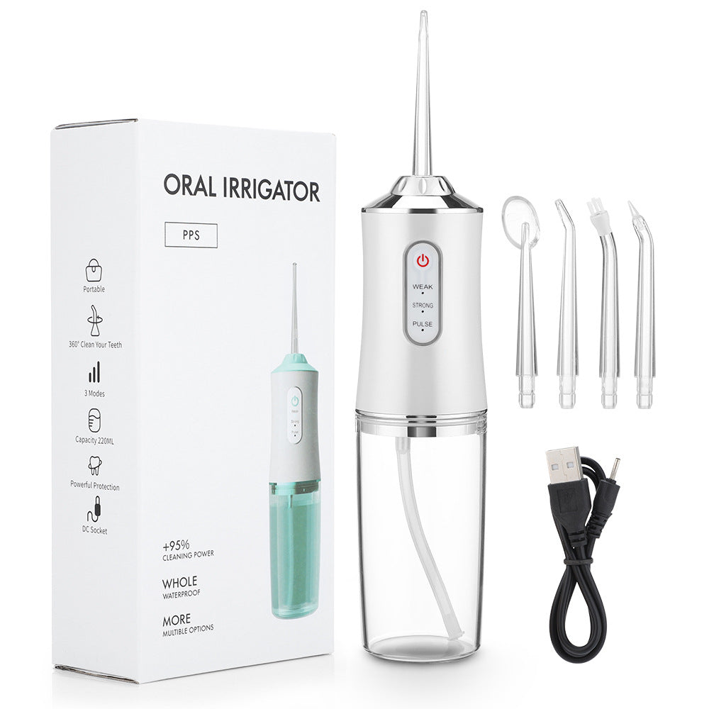 JMT-920714 3-Speed Handheld Electric Flosser for Effective Oral Care