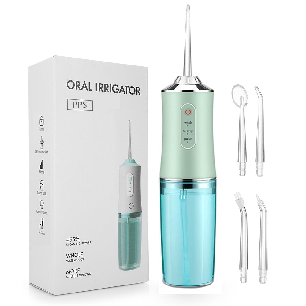 JMT-920714 3-Speed Handheld Electric Flosser for Effective Oral Care