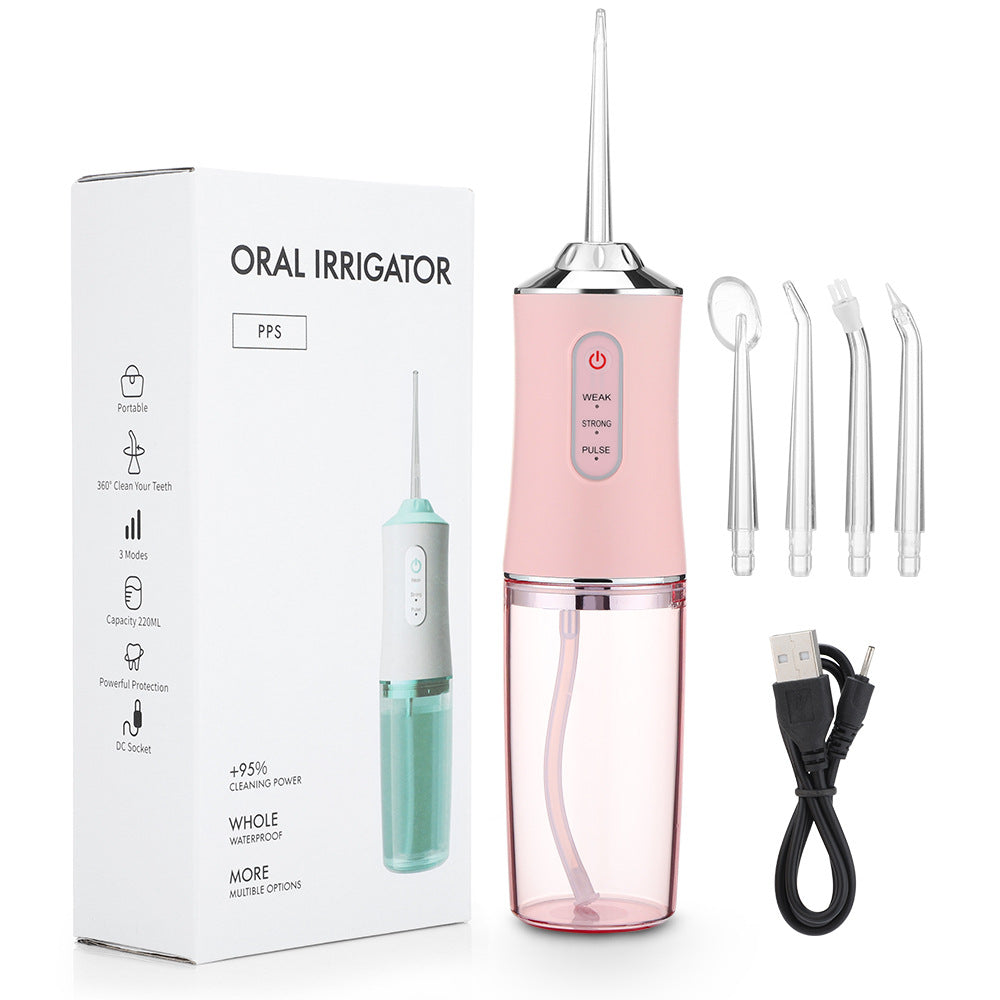 JMT-920714 3-Speed Handheld Electric Flosser for Effective Oral Care