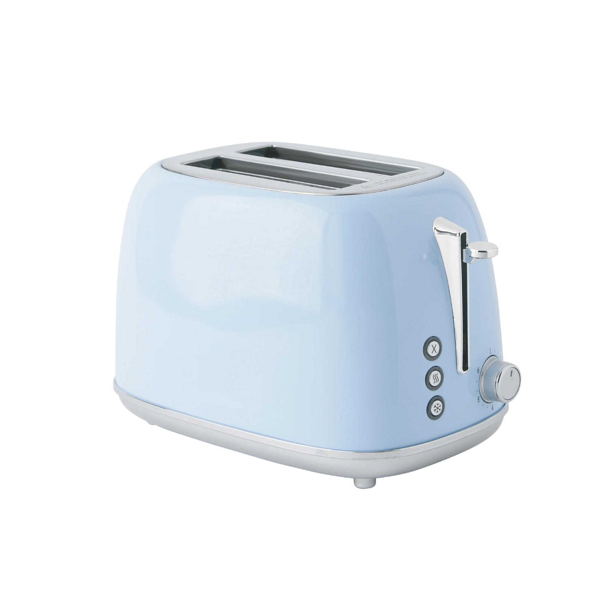 JMT-920714 Compact 2-Slice Grill Toaster with Wide Slots and Adjustable Settings