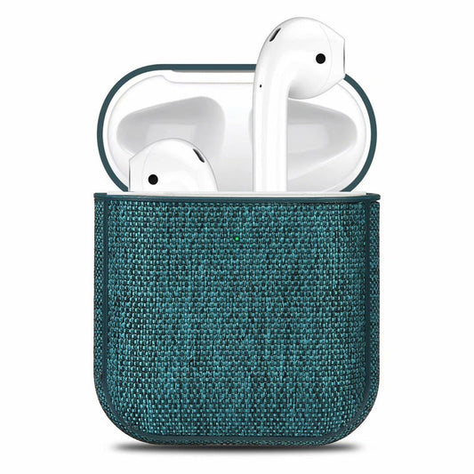 JMT-920714 Felt Protective Case for AirPods 1/2 - Simple Solid Color Design with PC Hard Shell