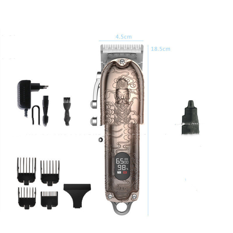 JMT-921034 Rechargeable Lithium Battery Electric Hair Clipper with Ceramic Blade and Accessories
