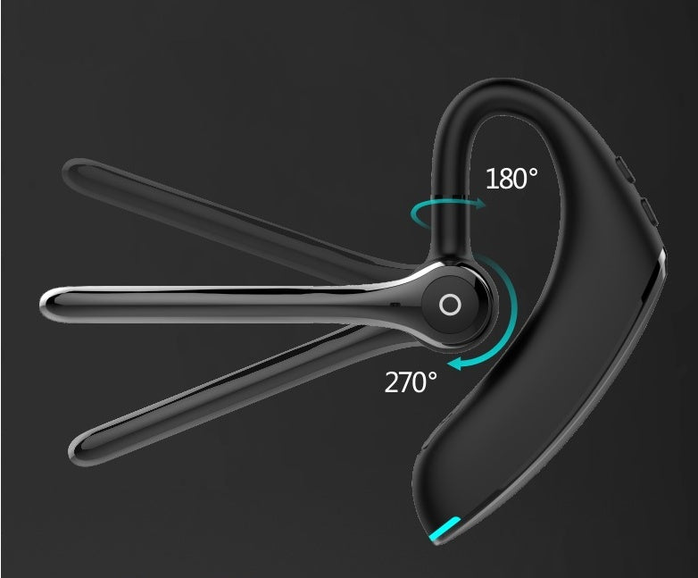 JMT-921034 Wireless Over-Ear Bluetooth Headset with Call and Music Support, Unilateral Design, 10m Range, Battery Display