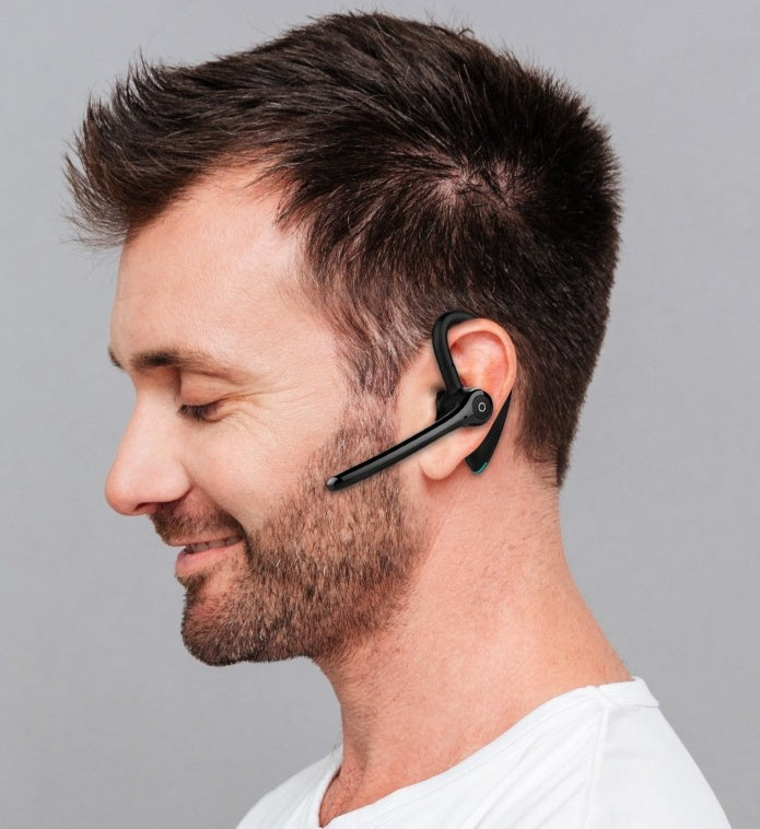 JMT-921034 Wireless Over-Ear Bluetooth Headset with Call and Music Support, Unilateral Design, 10m Range, Battery Display
