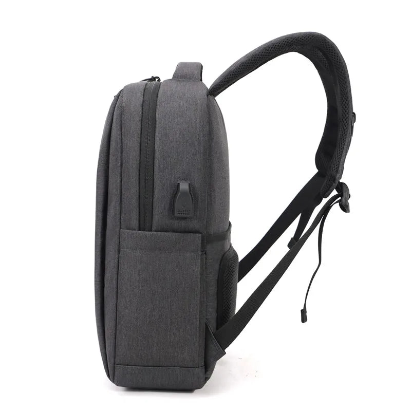 JMT-921226 Stylish Lightweight Laptop Backpack with USB Charging Port and Mezzanine Design for Outdoor and Business Use