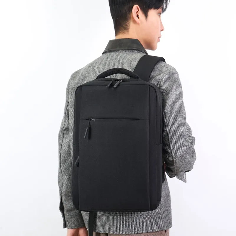 JMT-921226 Stylish Lightweight Laptop Backpack with USB Charging Port and Mezzanine Design for Outdoor and Business Use
