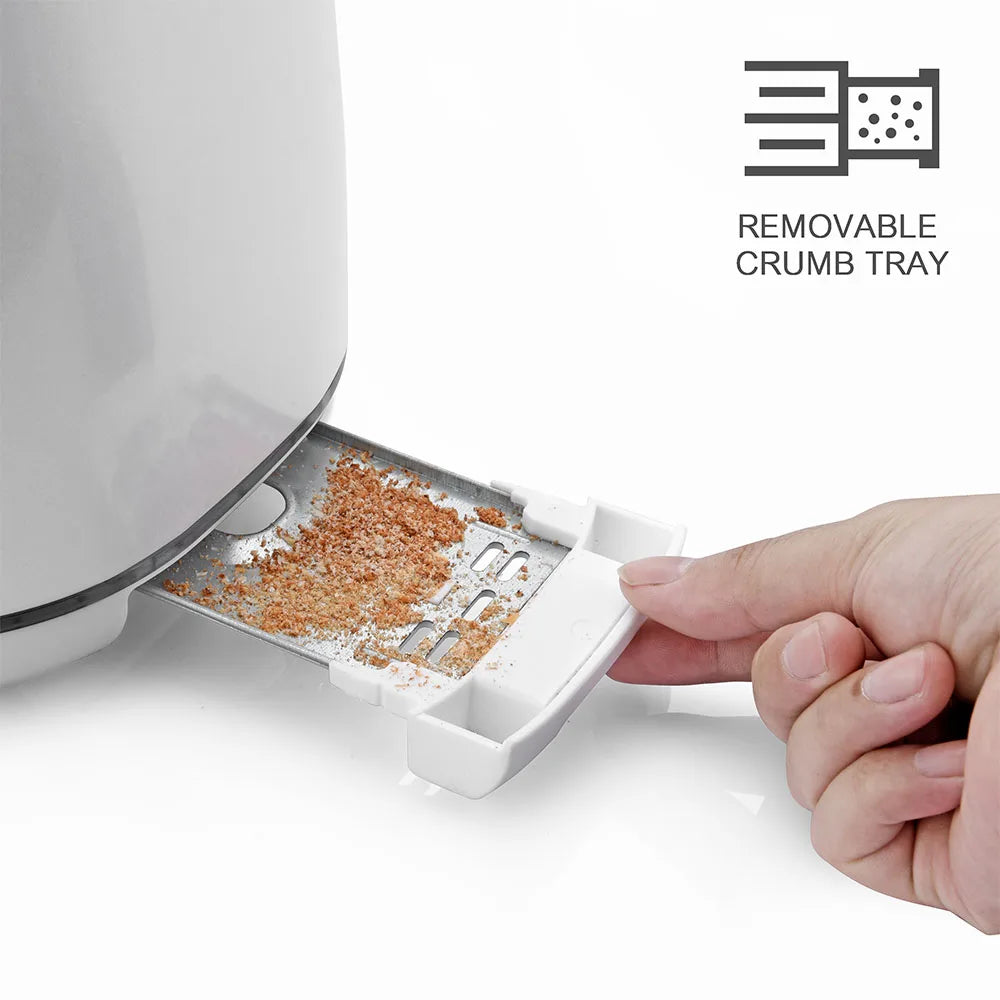 JMT-921866 Compact Automatic Bread Maker with LED Night Light for 2 Slice Toasting
