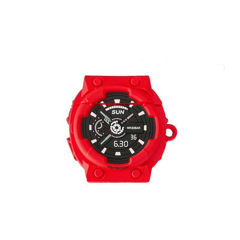 JMT-921866 Luminous Silicone Protective Case for AirPods 1/2 & Pro 3 with Carabiner