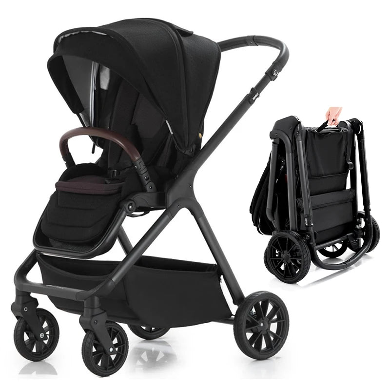 JMT-922058 2-in-1 Aluminium Folding Baby Stroller Pram with ASTM & EN1888 Certification