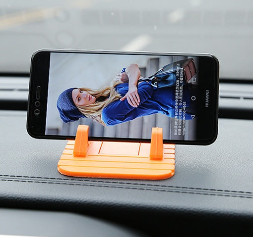 JMT-922058 Large Silicone Car Phone Holder with Non-Slip Mat and Bracket Buckles