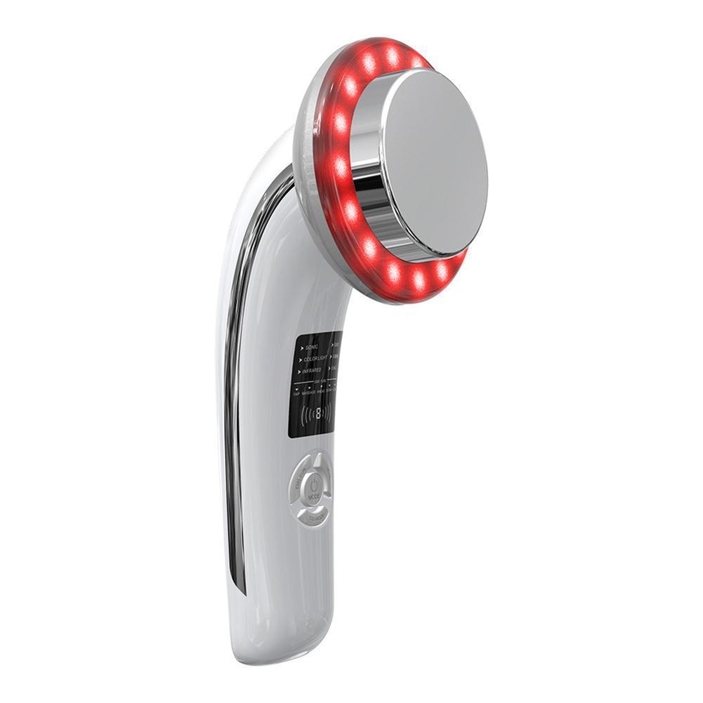 JMT-922186 6-in-1 Ultrasonic Beauty Tool with EMS and Color Light Therapy