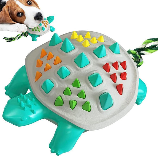 JMT-922186 Natural Rubber Dog Toothbrush Chew Toy for Dental Care and Interactive Play