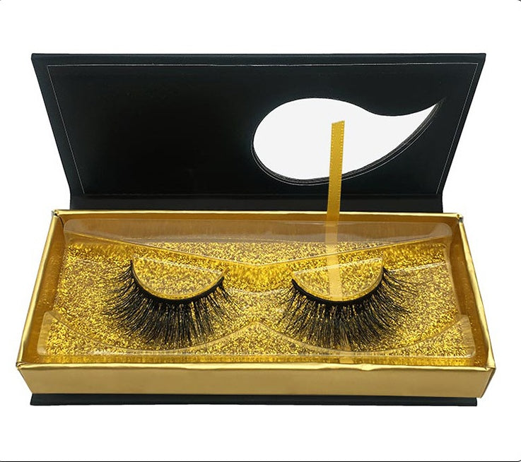 JMT-922314 Three-Dimensional Handmade Mink Hair Multi-Layer False Eyelashes