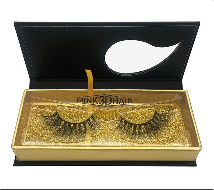 JMT-922314 Three-Dimensional Handmade Mink Hair Multi-Layer False Eyelashes