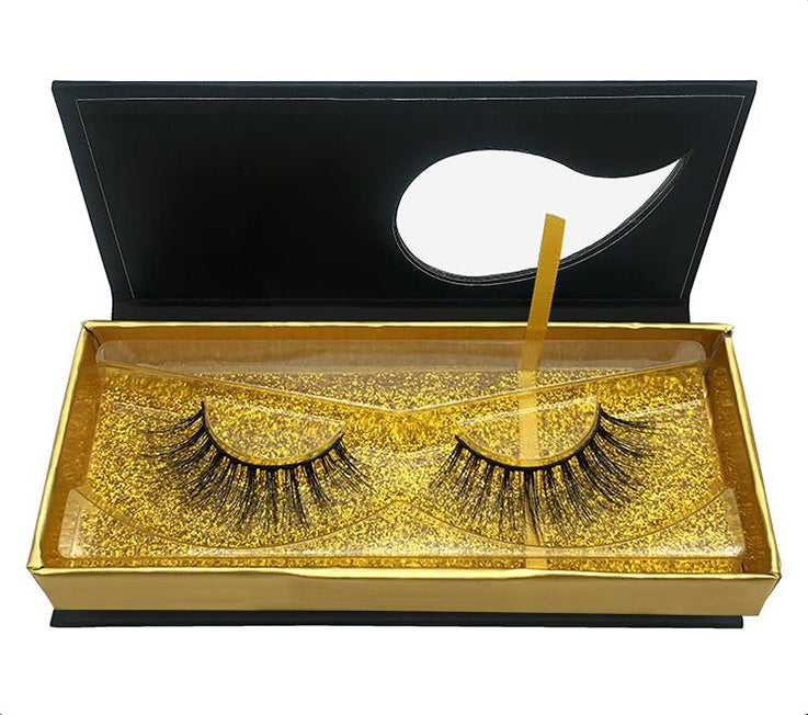 JMT-922314 Three-Dimensional Handmade Mink Hair Multi-Layer False Eyelashes