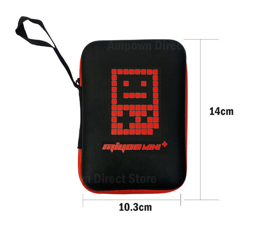 JMT-922378 Portable Storage Bag for Miyoo Mini Plus Game Console - Protective Accessory Case (14x10.3x4CM)