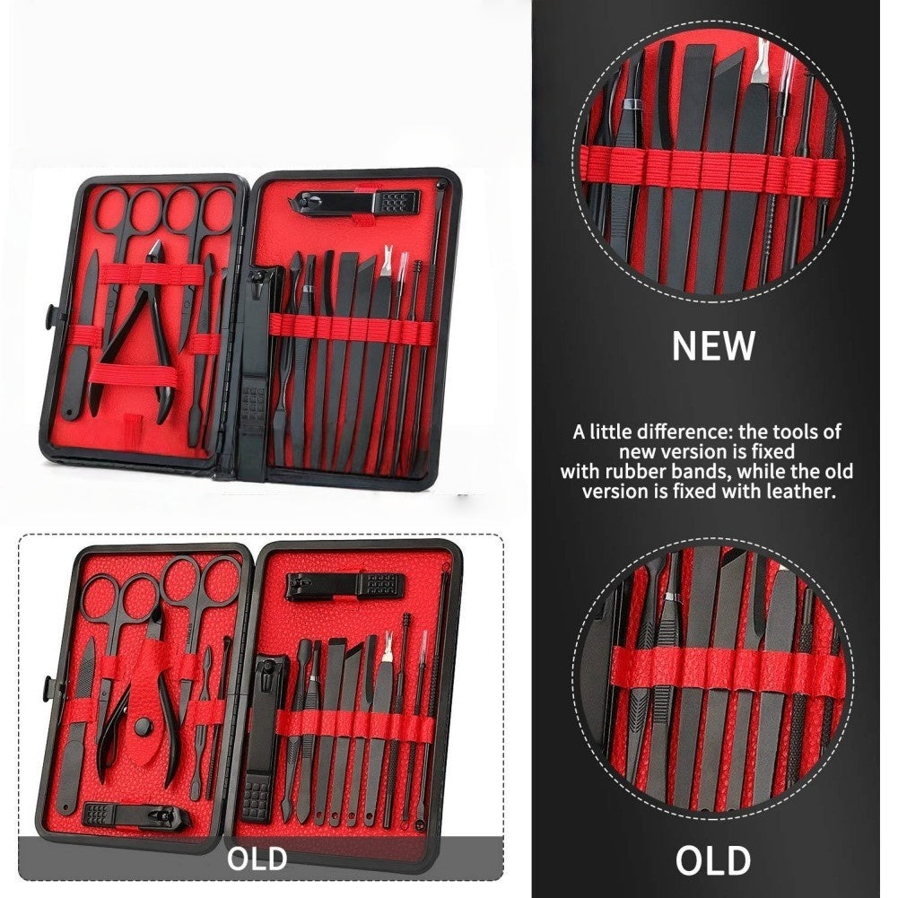 JMT-922442 Professional Nail Clipper and Grooming Tool Set for Manicure and Pedicure Care