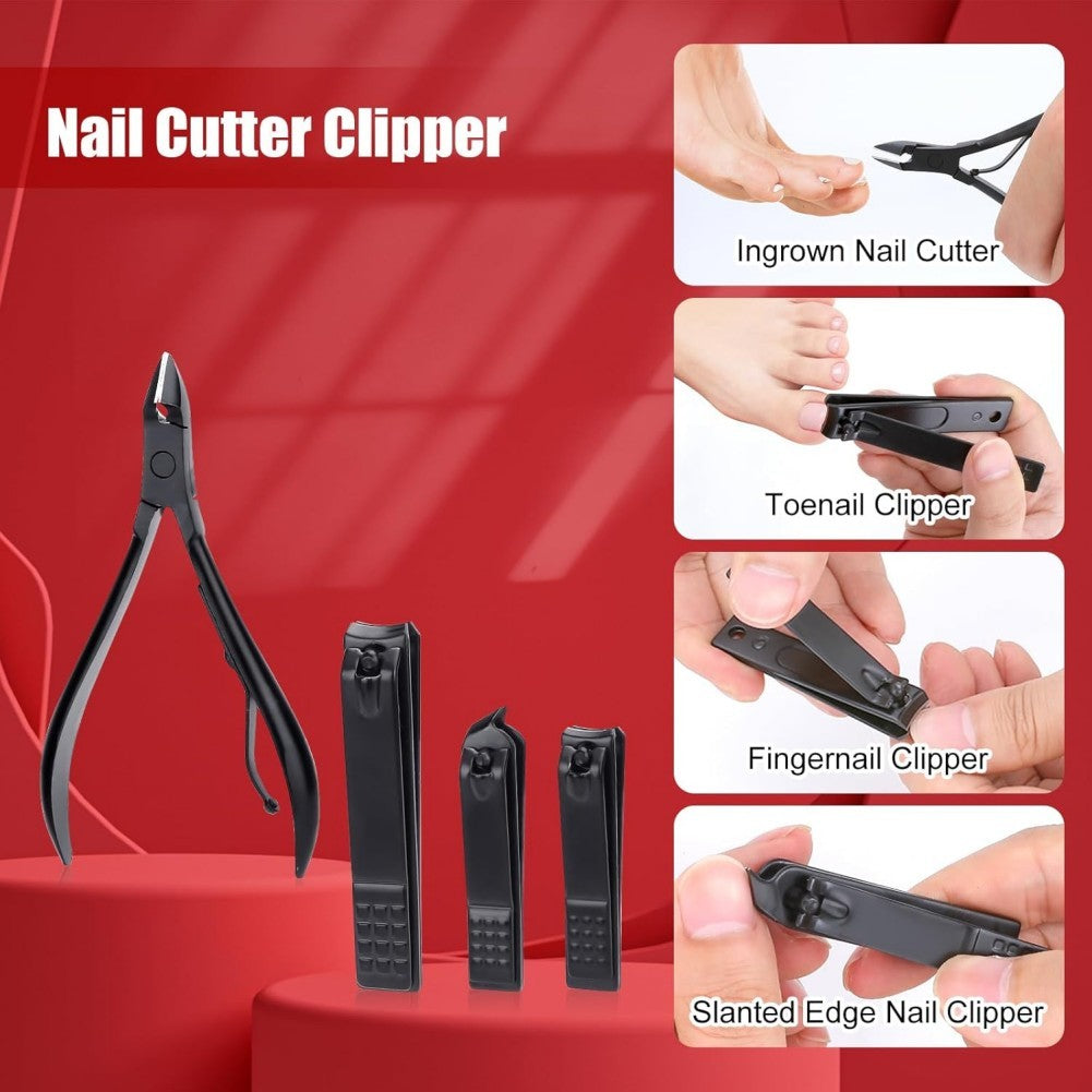 JMT-922442 Professional Nail Clipper and Grooming Tool Set for Manicure and Pedicure Care