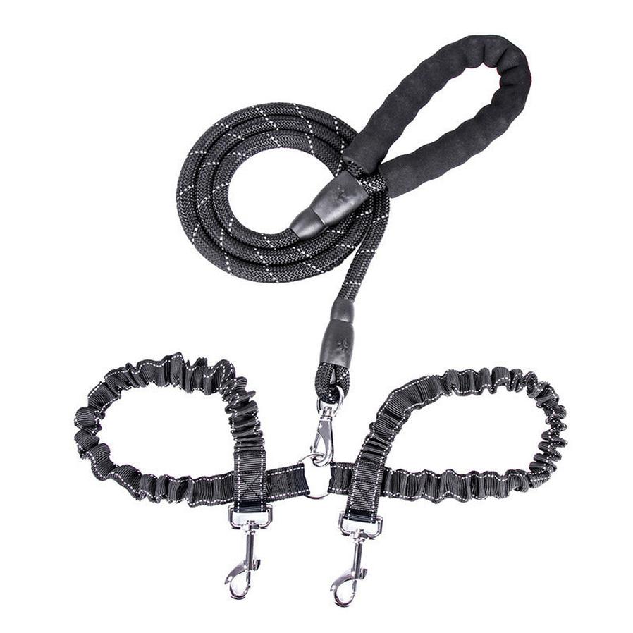 JMT-922698 Dual Head Nylon Traction Belt for Dogs - Available in Sizes S and M