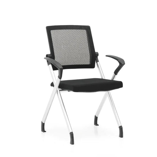 JMT-922954 Ergonomic Mesh Back Office Conference Chair with Adjustable Armrests and Stackable Design