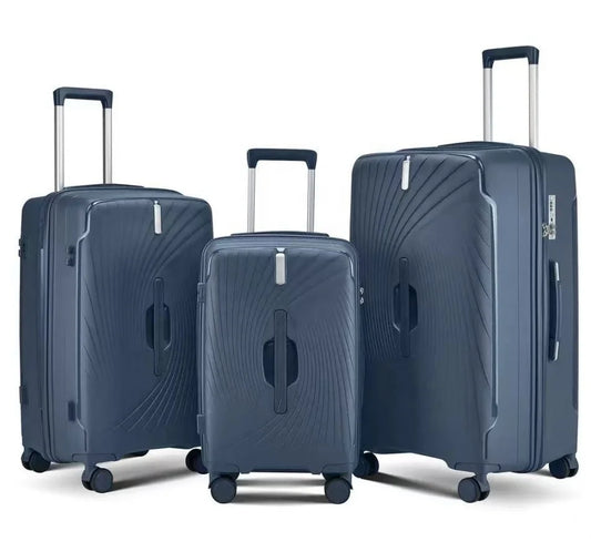 JMT-923082 Lightweight Durable Travel Suitcase with 4-Wheel Design for Effortless Mobility