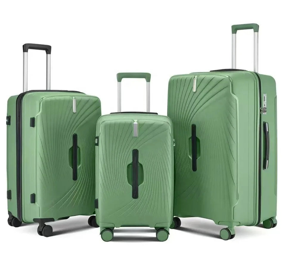 JMT-923082 Lightweight Durable Travel Suitcase with 4-Wheel Design for Effortless Mobility