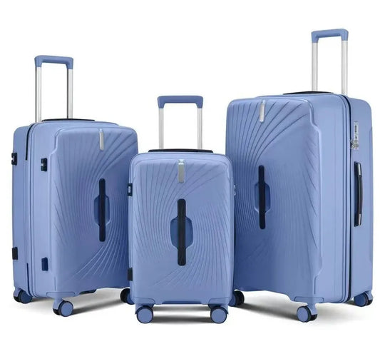 JMT-923082 Lightweight Durable Travel Suitcase with 4-Wheel Design for Effortless Mobility